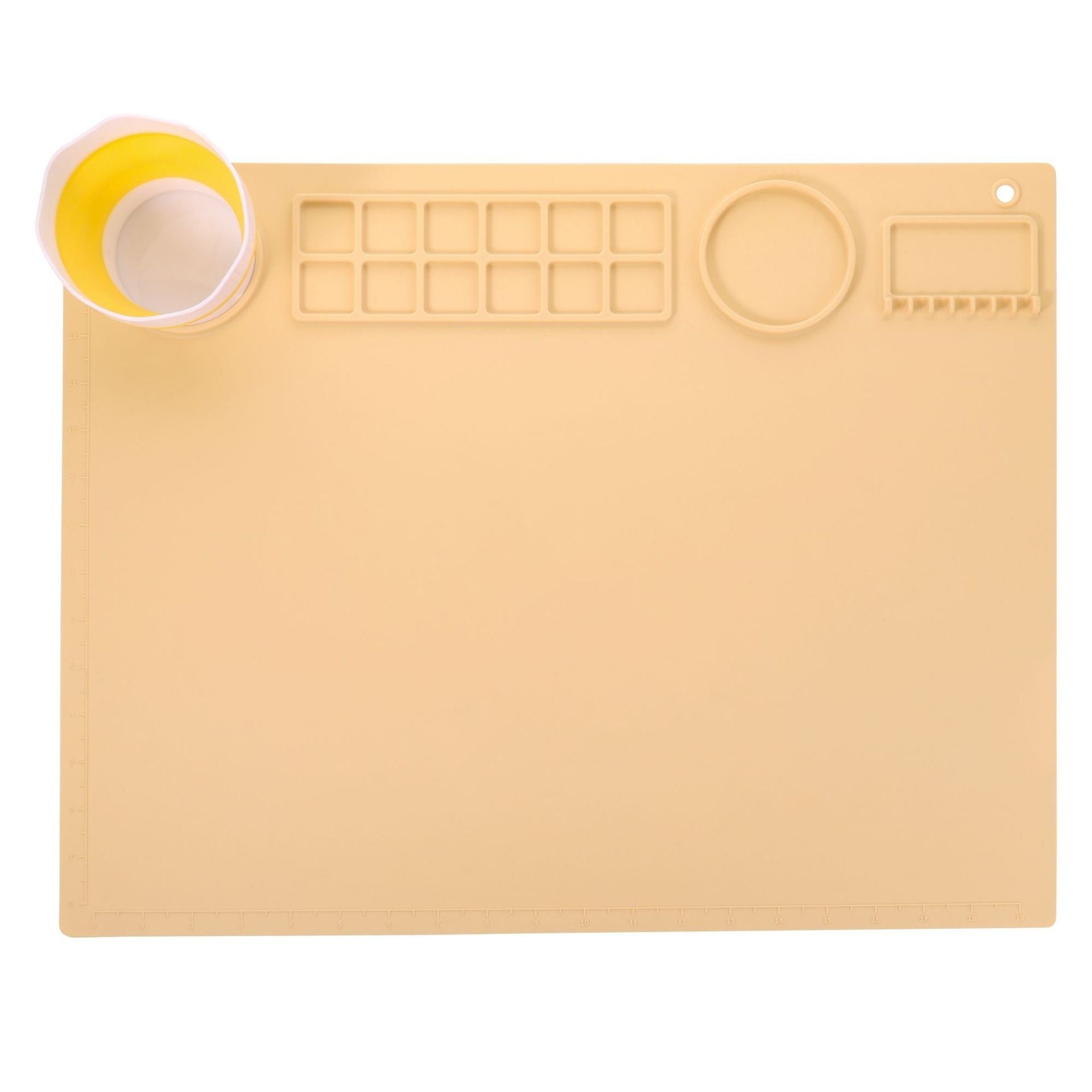 Silicone Double Bowl Painting Graffiti Oil Painting Mat